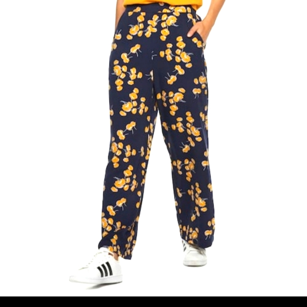 POPSUGAR High-Rise Wide-Leg Floral Pants